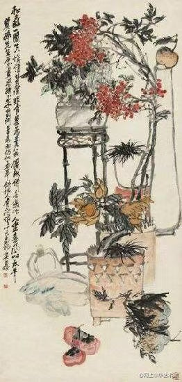 Chinese style living room background decoration painting