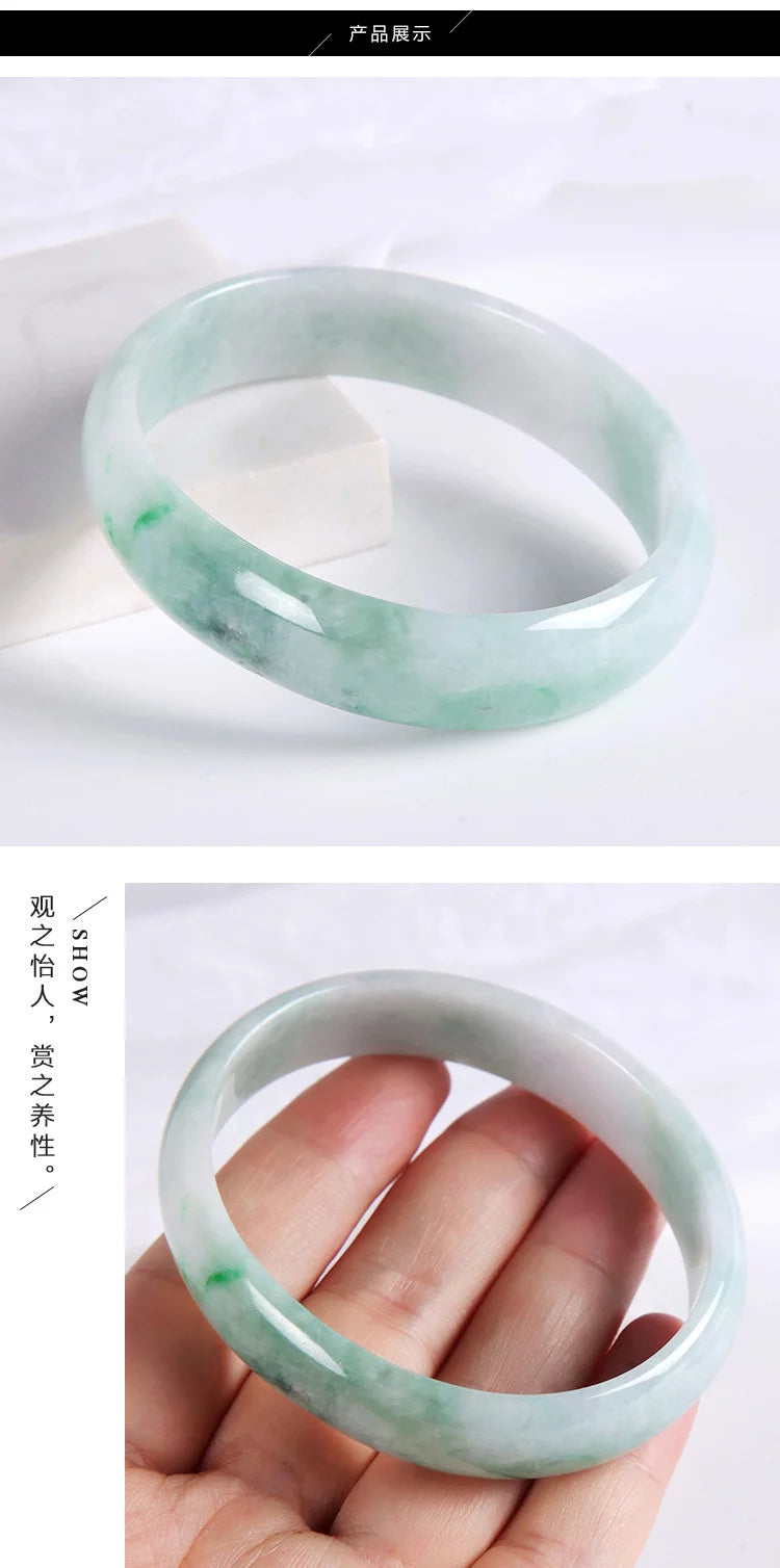 Natural Jadeite A-grade Jade Bracelet