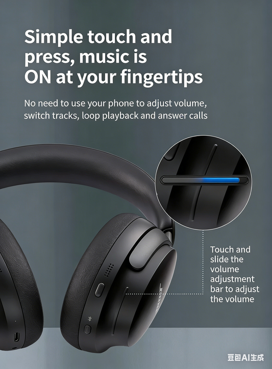 MOMENTUM4 Big Mantou 4th Generation Head-Worn Noise-Cancelling Bluetooth HIFI Earphones