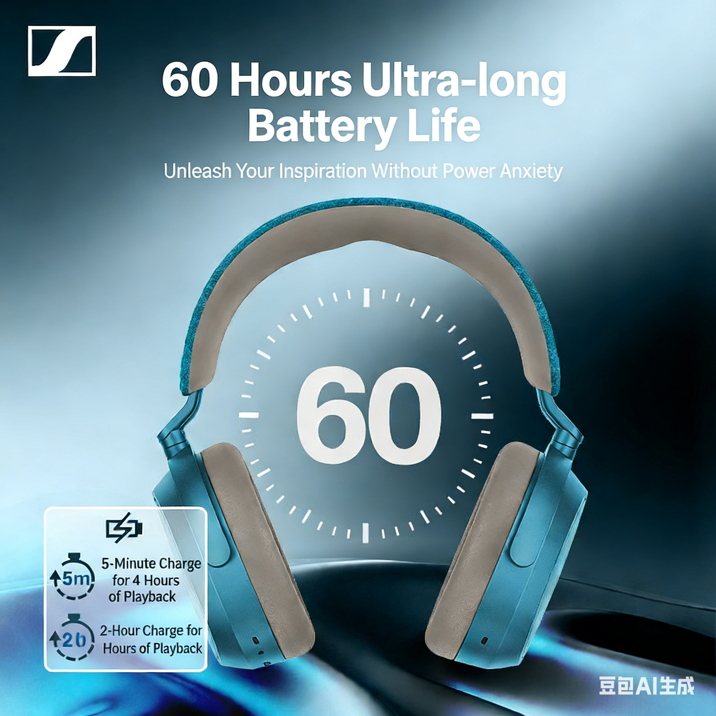 Head-mounted noise-cancelling wireless Bluetooth earphones