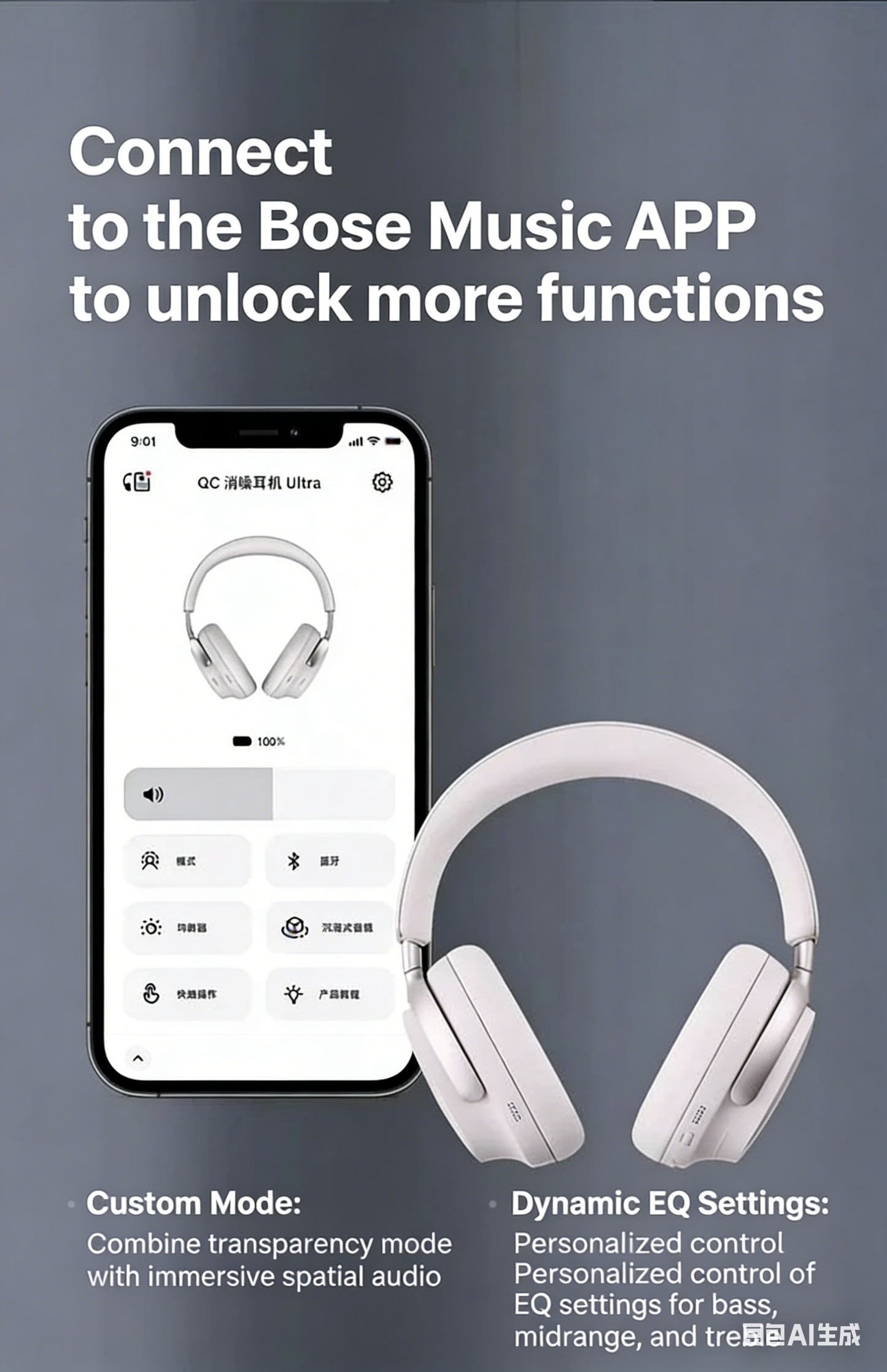 MOMENTUM4 Big Mantou 4th Generation Head-Worn Noise-Cancelling Bluetooth HIFI Earphones