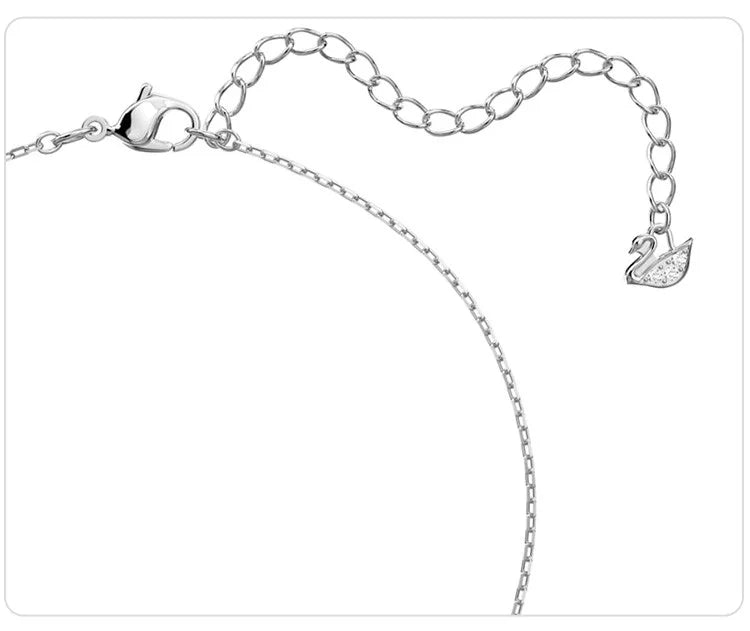 Pulsating Heart" Blue Vibrant Crystal Necklace