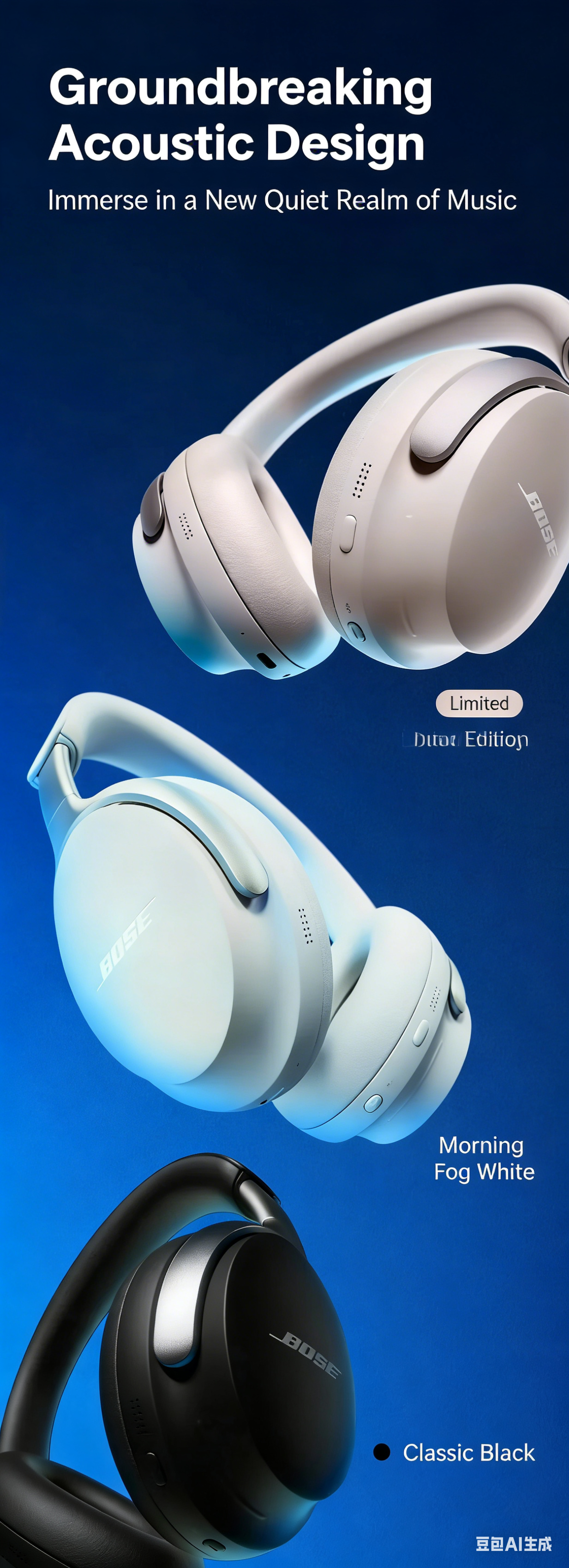 MOMENTUM4 Big Mantou 4th Generation Head-Worn Noise-Cancelling Bluetooth HIFI Earphones