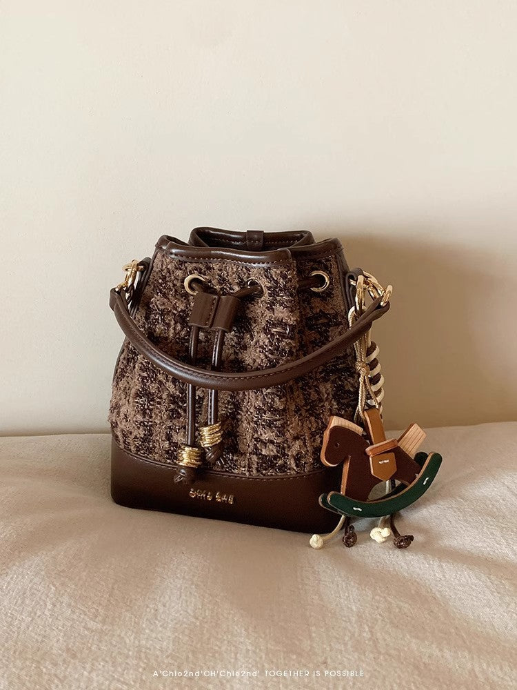Lingge Chain Single Shoulder Women's Bag