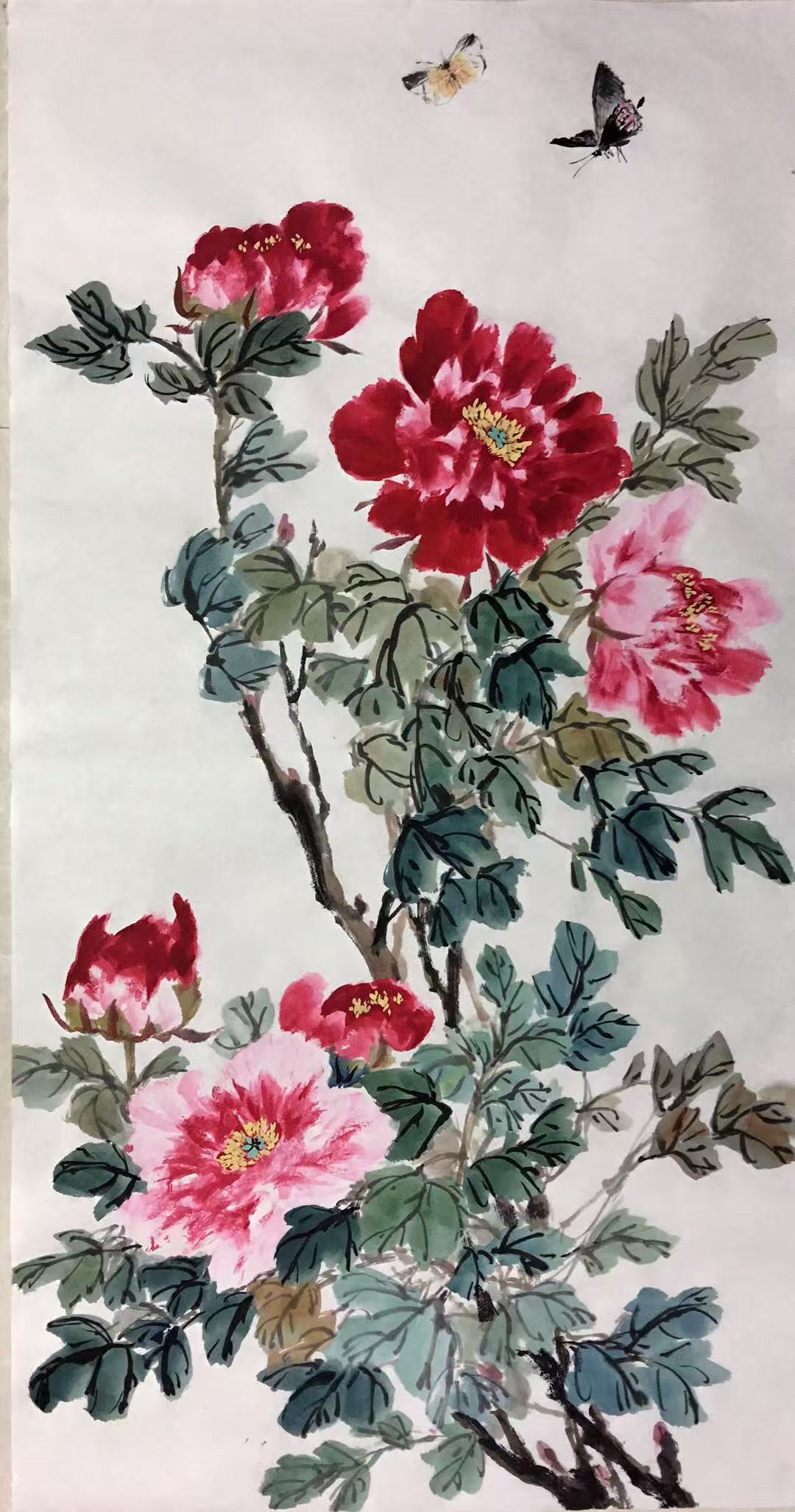 Chinese style living room background decoration painting