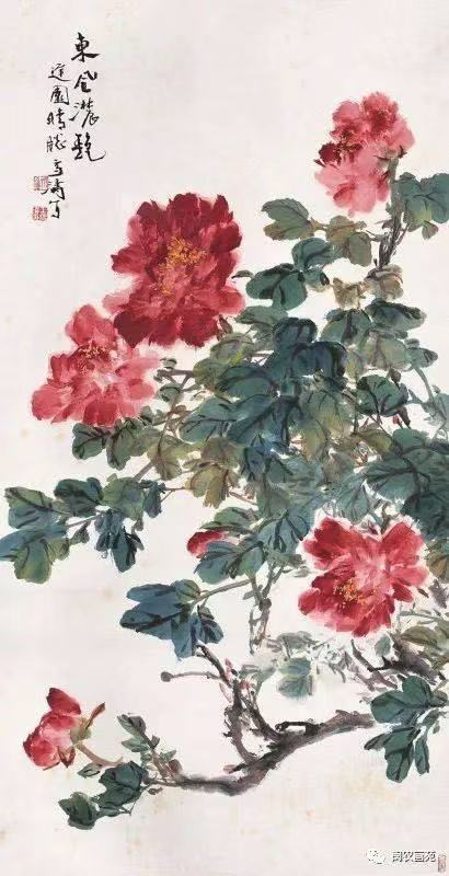 Chinese style living room background decoration painting