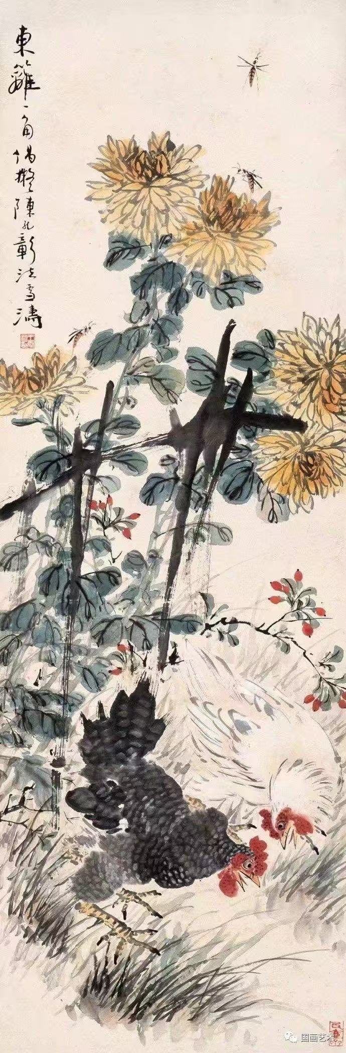 Chinese style living room background decoration painting