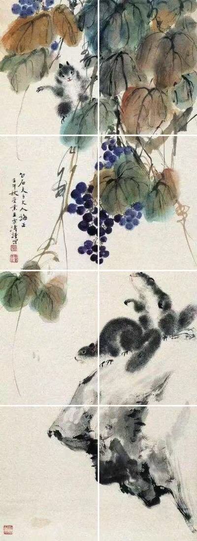 Chinese style living room background decoration painting