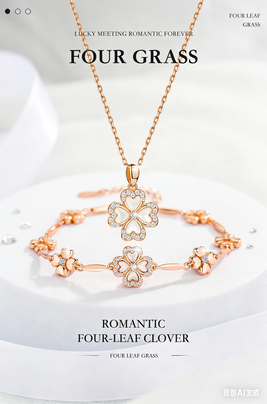 Zircon Bracelet Necklace