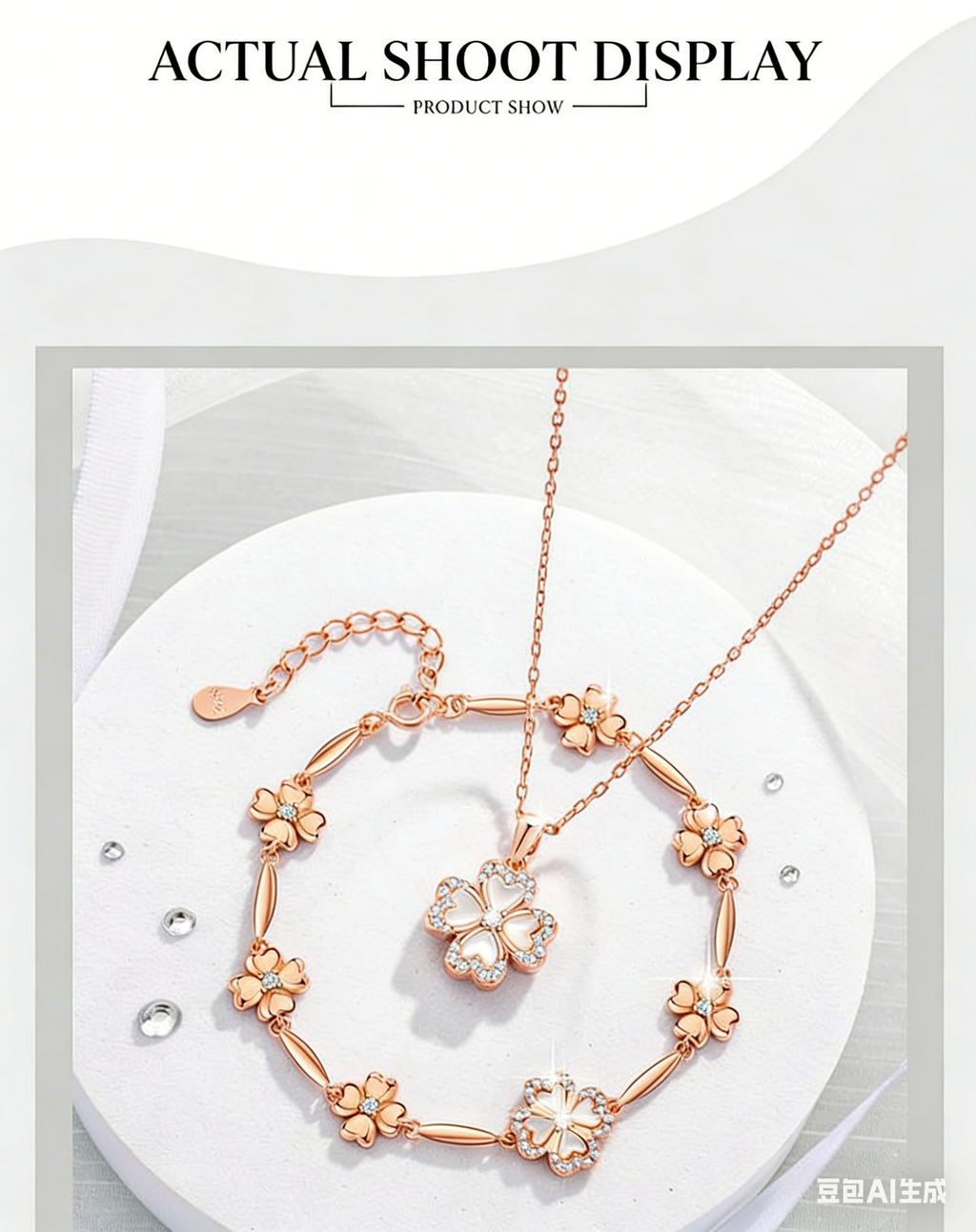 Zircon Bracelet Necklace