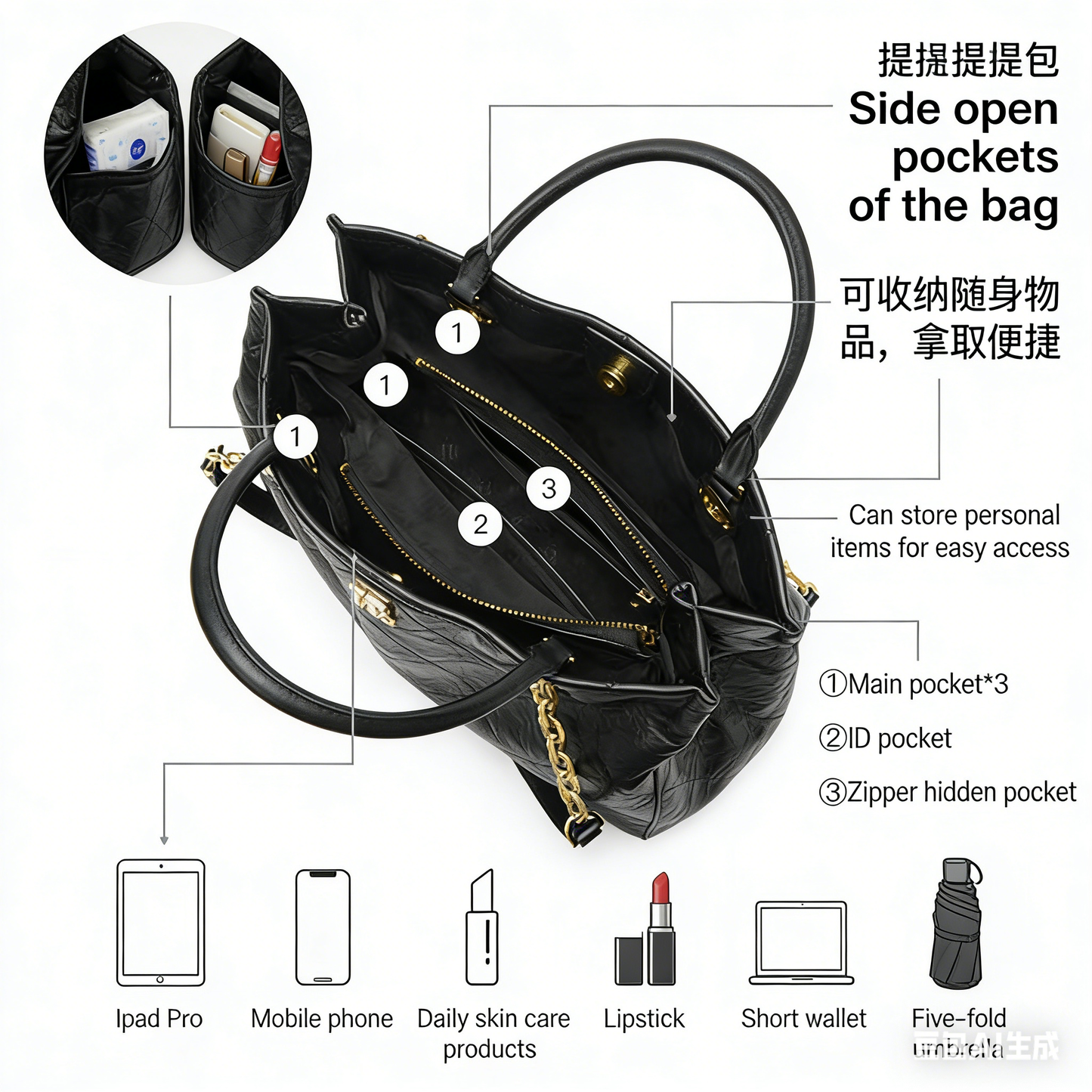Premium Cross Shoulder Underarm Bag