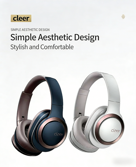 Smart Noise Cancellation Wireless Bluetooth Headphones for Men