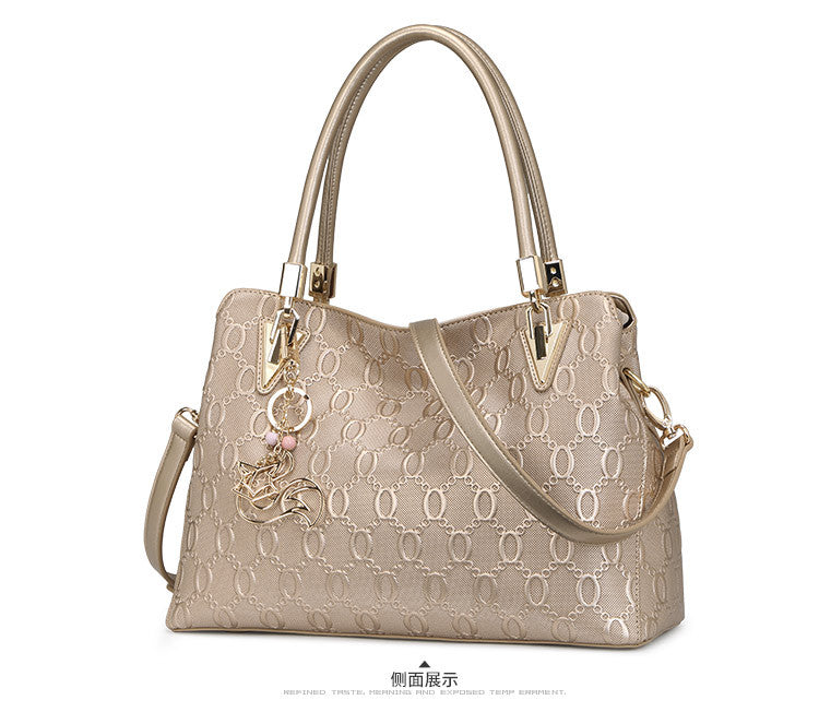 New Xiaoxiangfeng diamond grid chain tote bag
