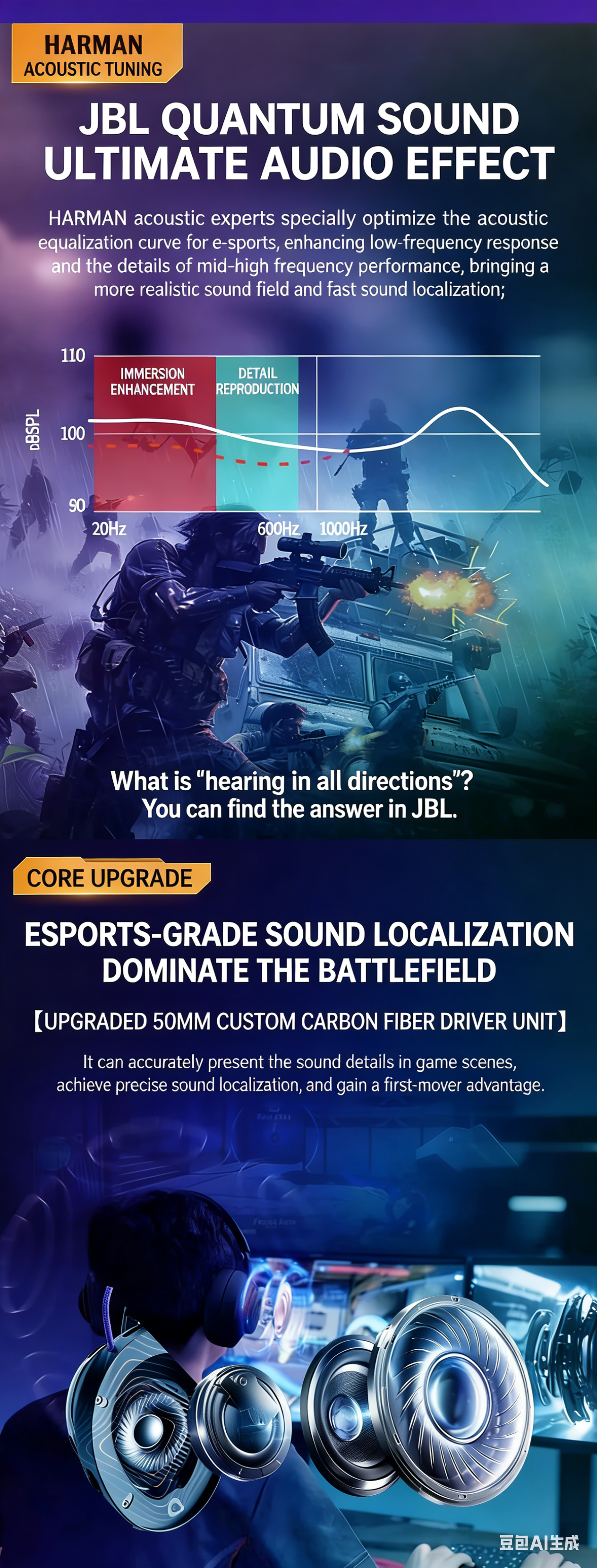 Head-mounted noise-cancelling wireless Bluetooth earphones