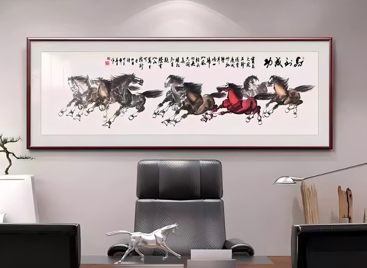 Chinese style living room background decoration painting