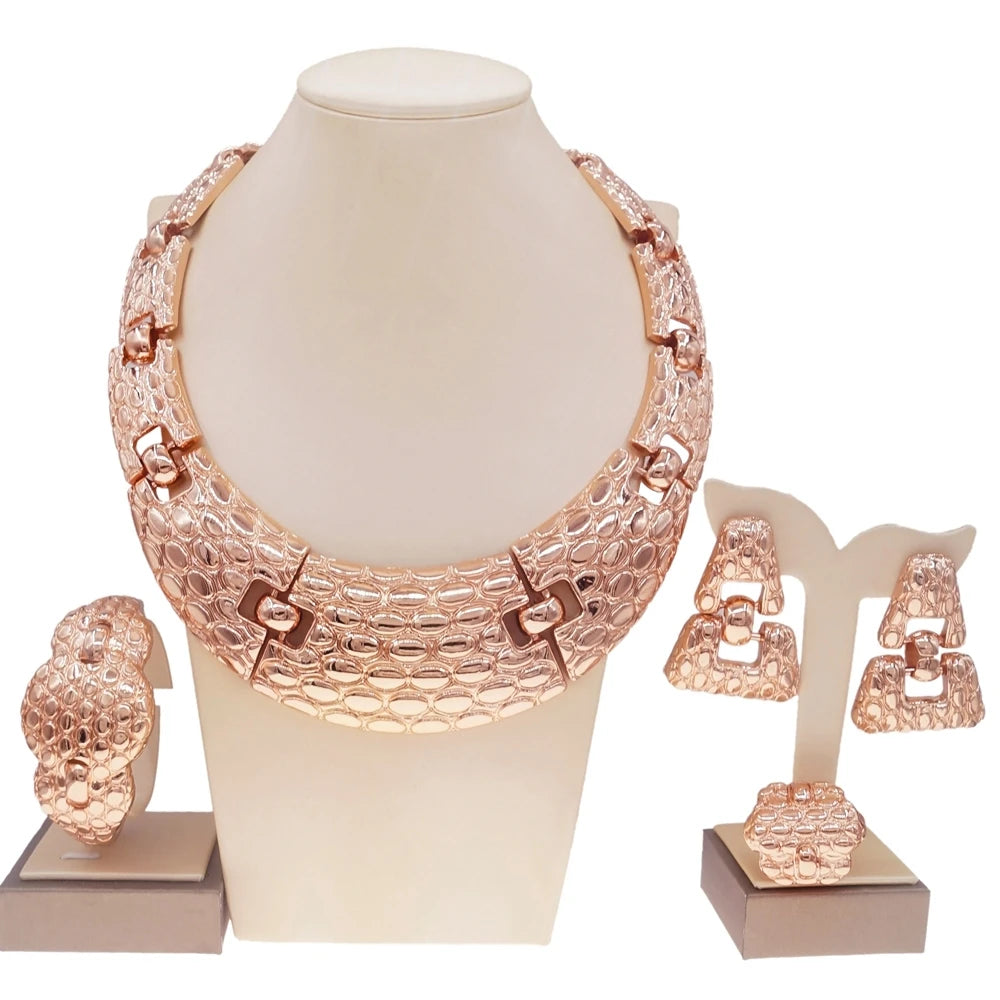 Women Necklace Sets Fashion Dubai Jewelry Sets For Women Necklace Wedding Party Jewelry Accessories
