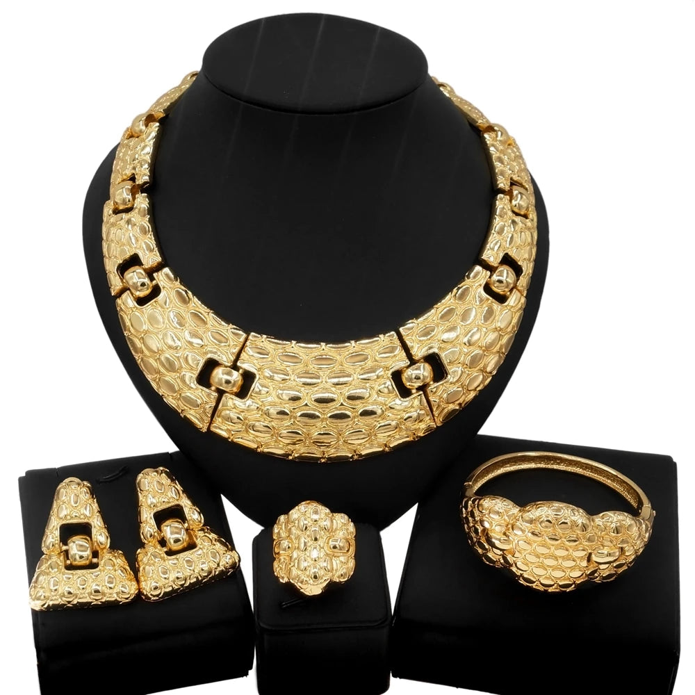 Women Necklace Sets Fashion Dubai Jewelry Sets For Women Necklace Wedding Party Jewelry Accessories