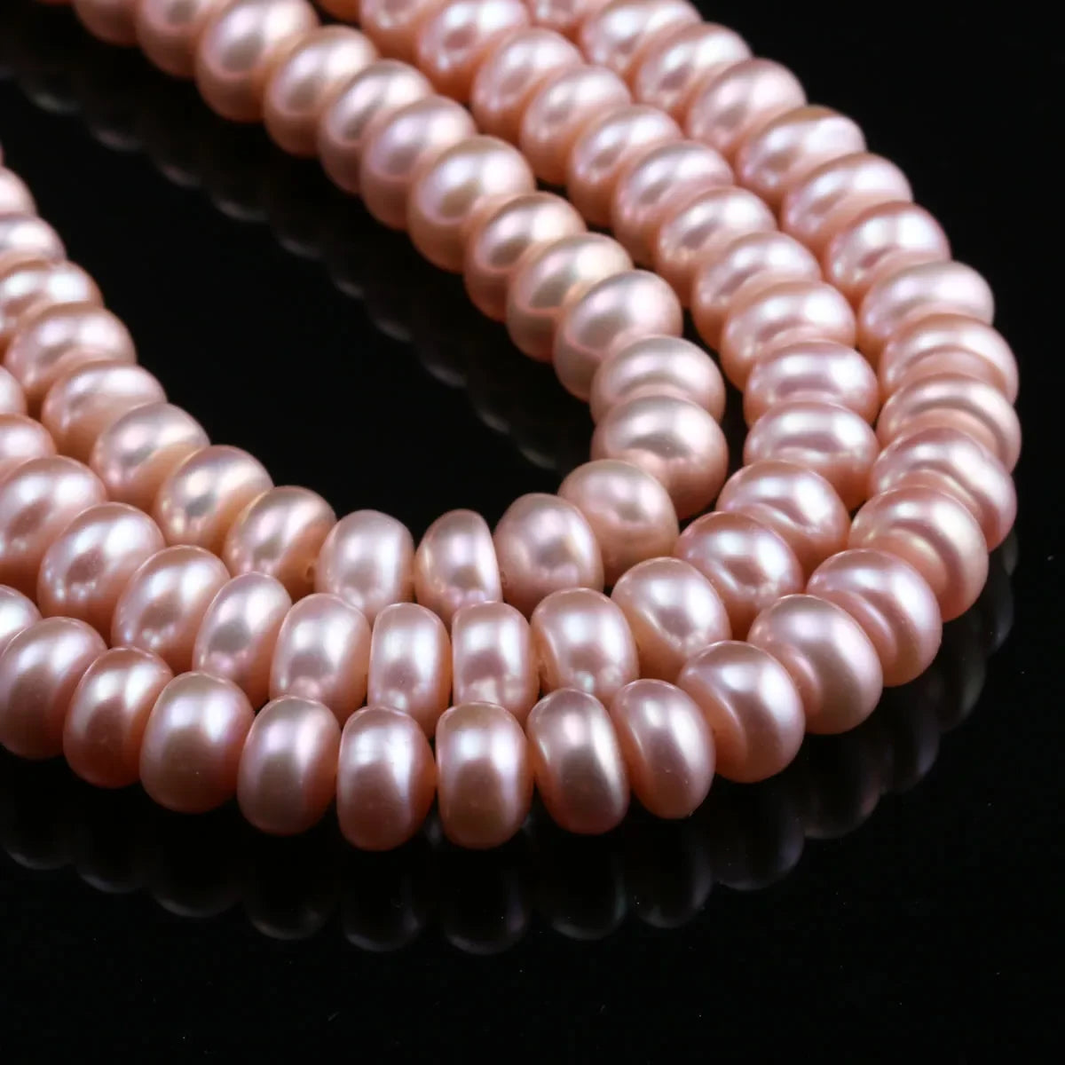 Natural Freshwater Pearls Beads High Quality 36 cm Punch Loose Beads for Jewelry Making DIY Women Necklace Bracelet 7-8 mm