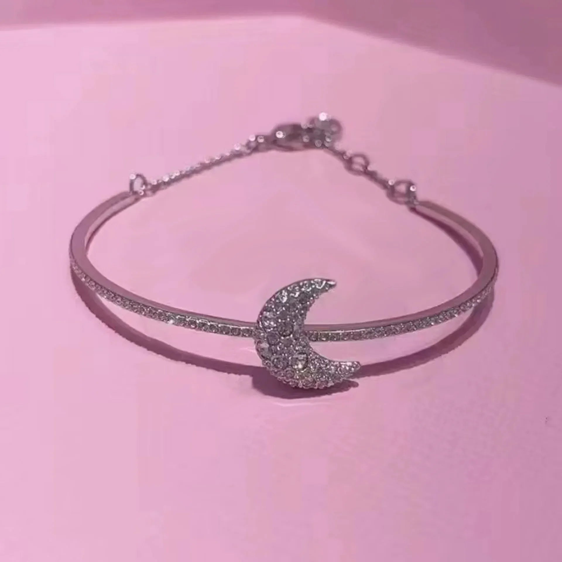 2025 Original Moon Series High-end Jewelry Set Boutique Stainless Steel for Women Necklace Earrings Bracelet Ring Romantic Gifts