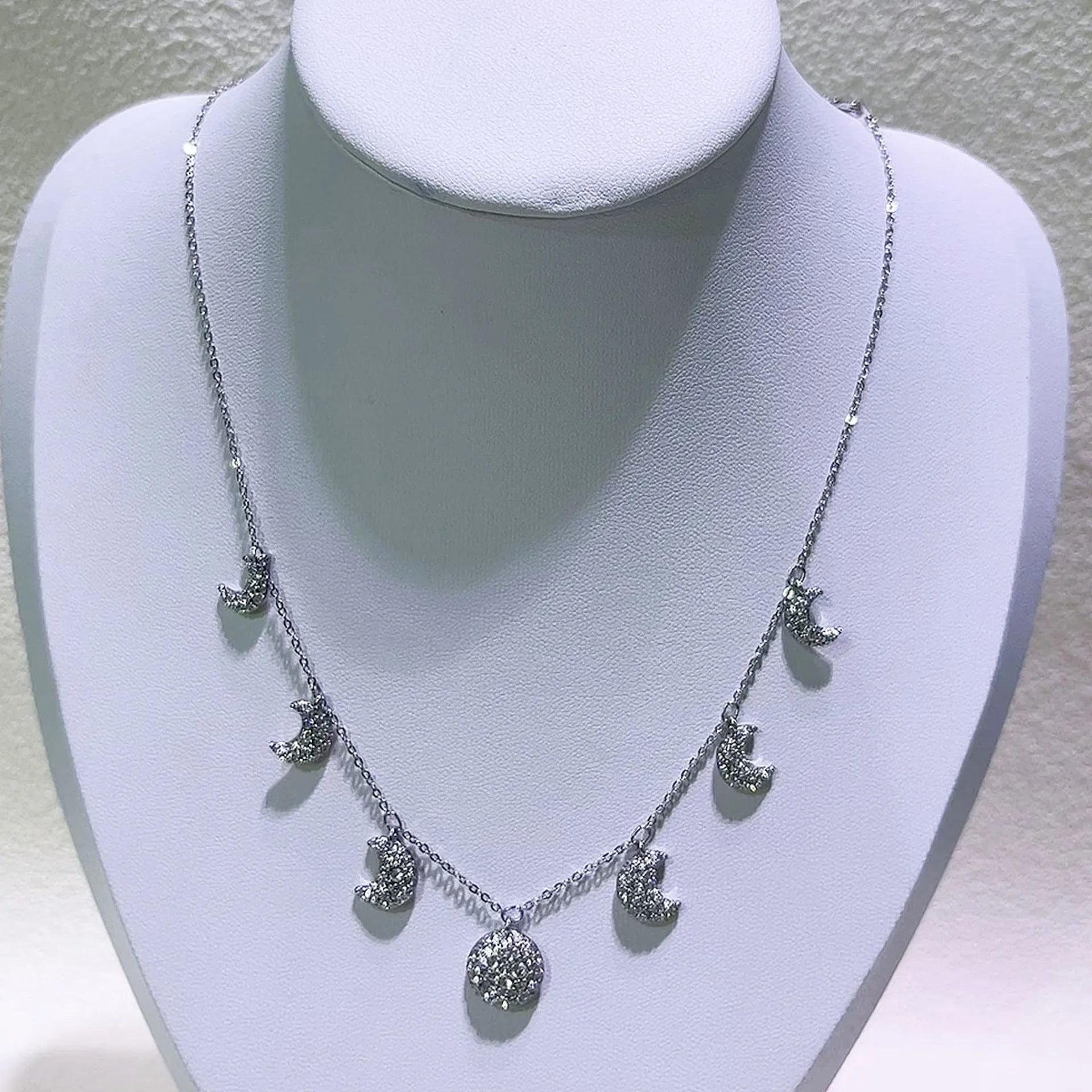 2025 Original Moon Series High-end Jewelry Set Boutique Stainless Steel for Women Necklace Earrings Bracelet Ring Romantic Gifts