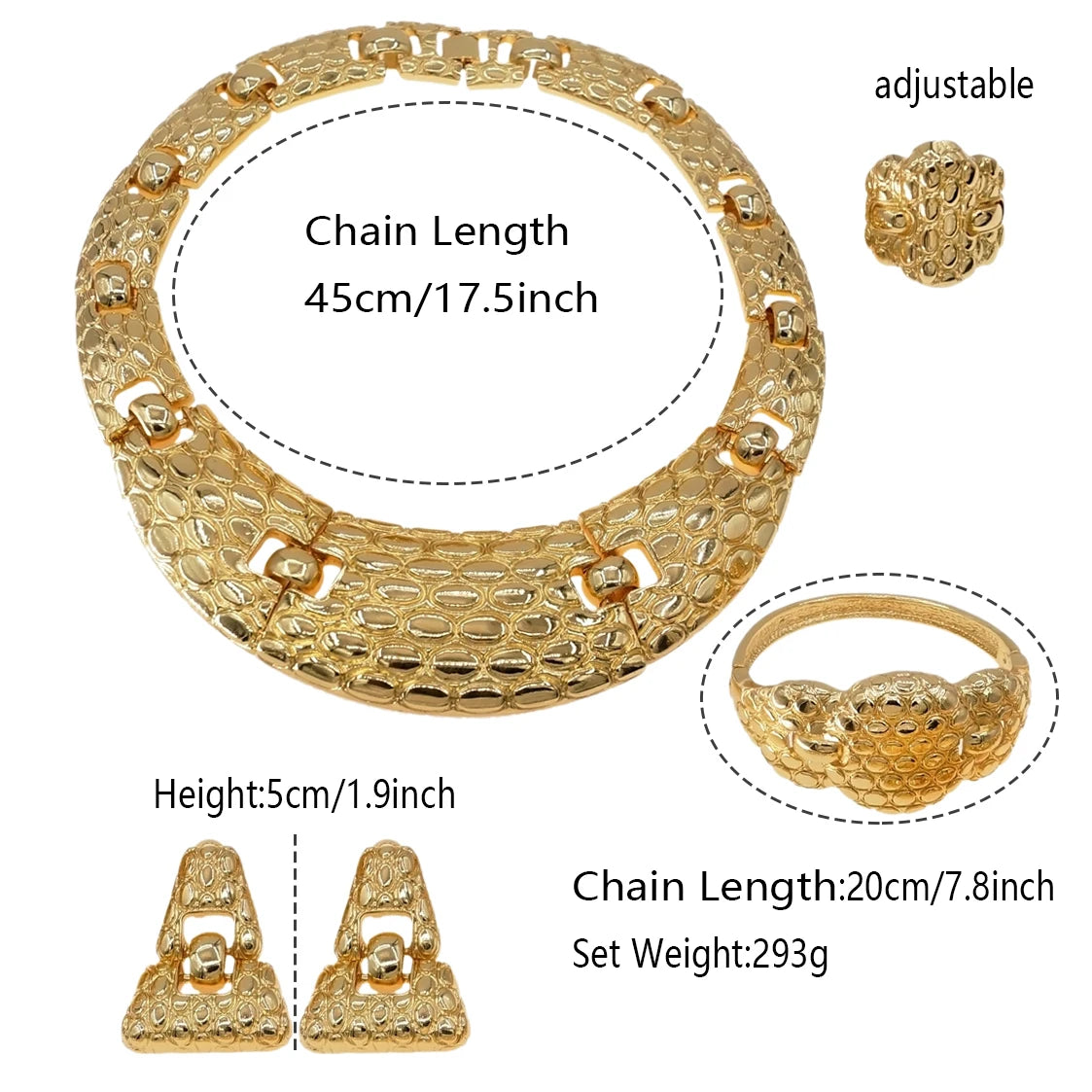 Women Necklace Sets Fashion Dubai Jewelry Sets For Women Necklace Wedding Party Jewelry Accessories