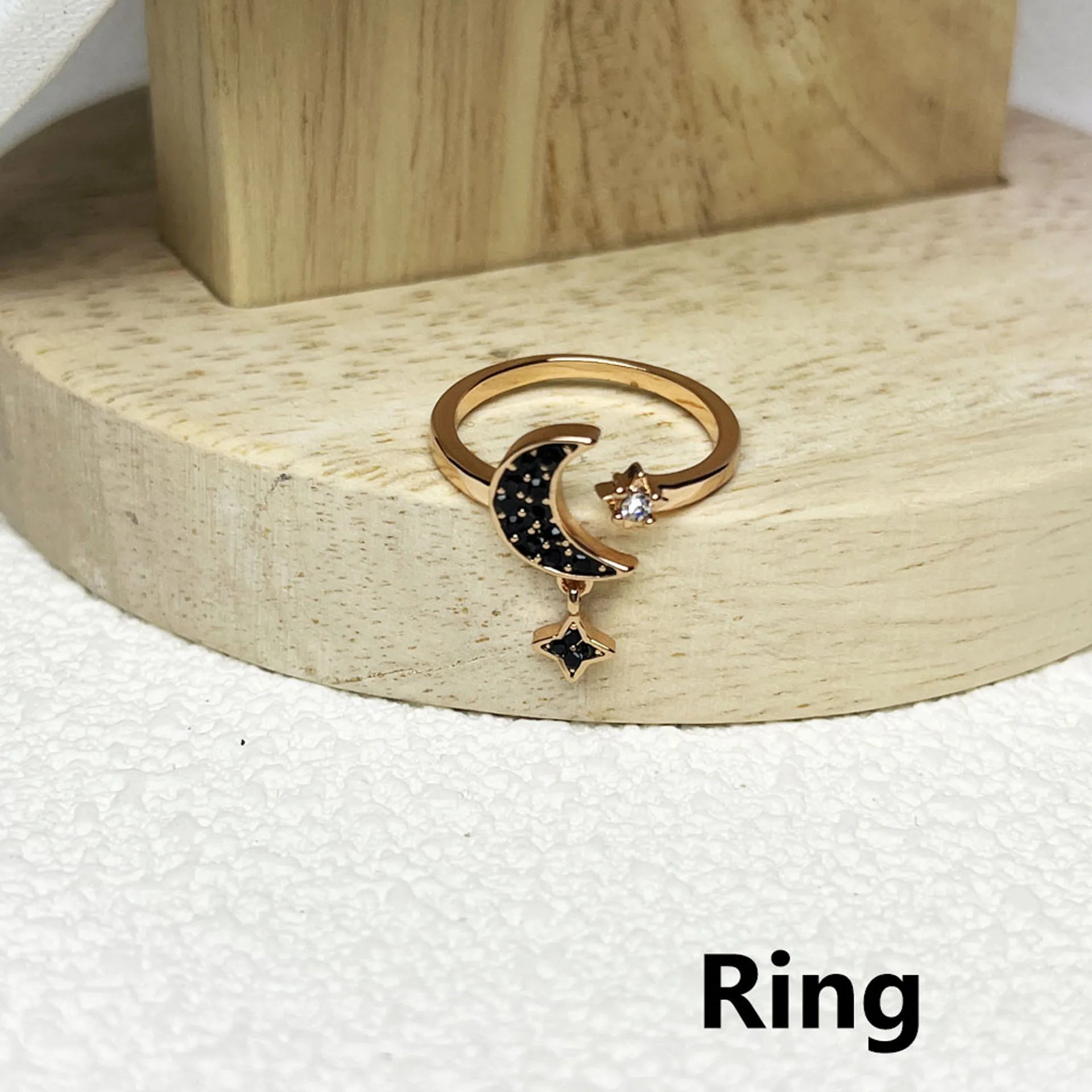 2025 Original Moon Series High-end Jewelry Set Boutique Stainless Steel for Women Necklace Earrings Bracelet Ring Romantic Gifts
