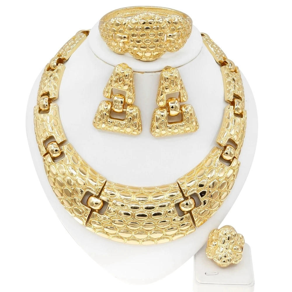 Women Necklace Sets Fashion Dubai Jewelry Sets For Women Necklace Wedding Party Jewelry Accessories