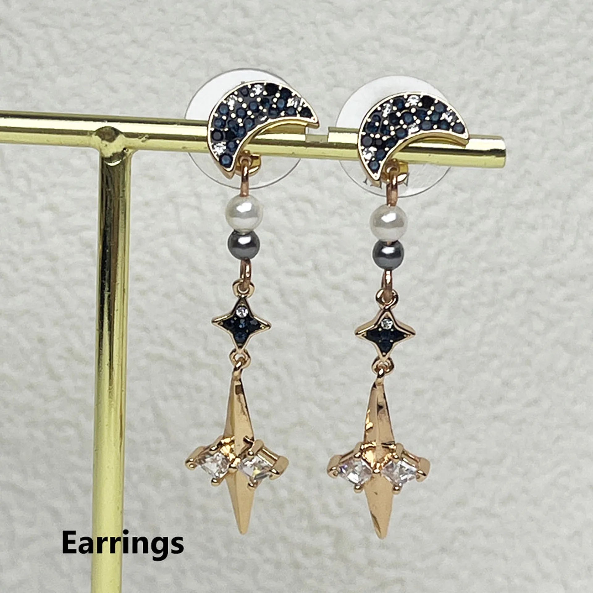 2025 Original Moon Series High-end Jewelry Set Boutique Stainless Steel for Women Necklace Earrings Bracelet Ring Romantic Gifts