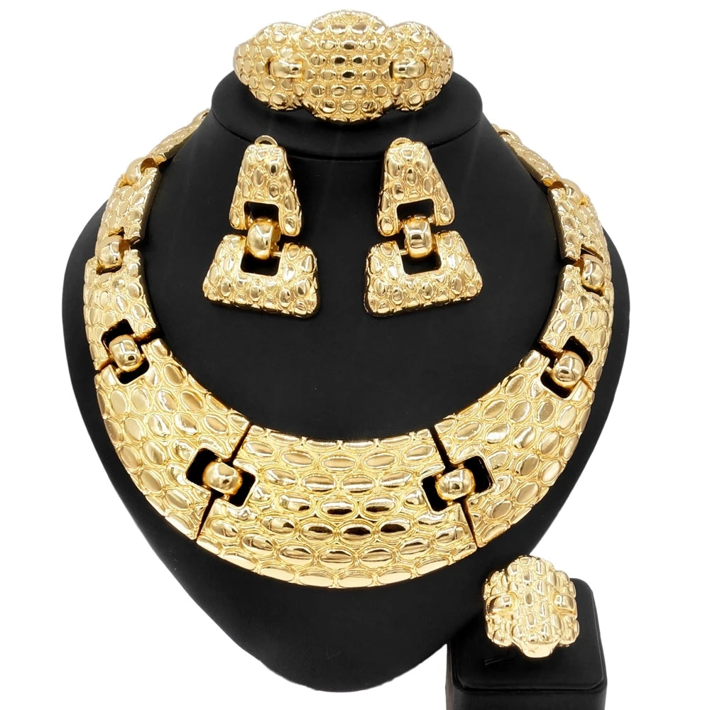 Women Necklace Sets Fashion Dubai Jewelry Sets For Women Necklace Wedding Party Jewelry Accessories