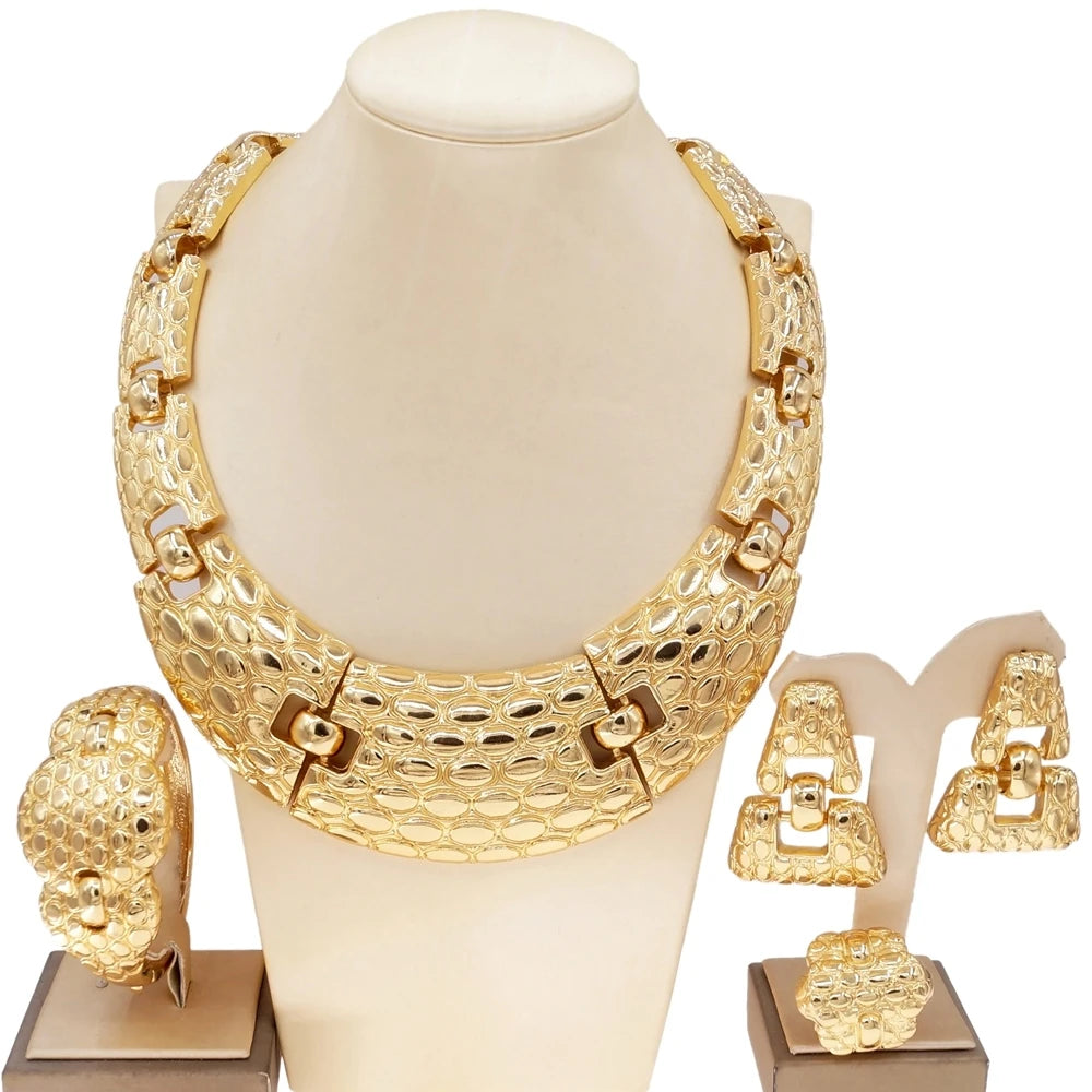 Women Necklace Sets Fashion Dubai Jewelry Sets For Women Necklace Wedding Party Jewelry Accessories