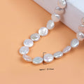High Quality Coin Full Pearls Strand 1 Piece Natural Freshwater White Loose Pearl for DIY Jewelry Making Supplies Women Necklace