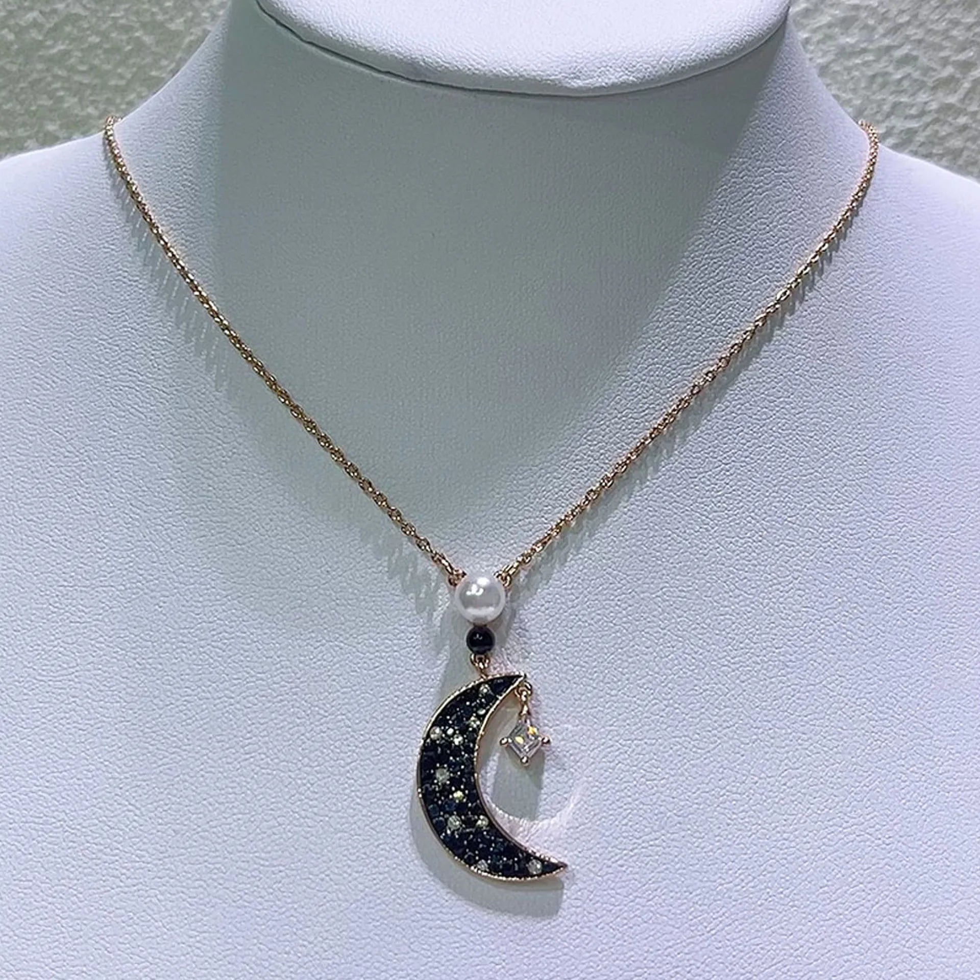 2025 Original Moon Series High-end Jewelry Set Boutique Stainless Steel for Women Necklace Earrings Bracelet Ring Romantic Gifts