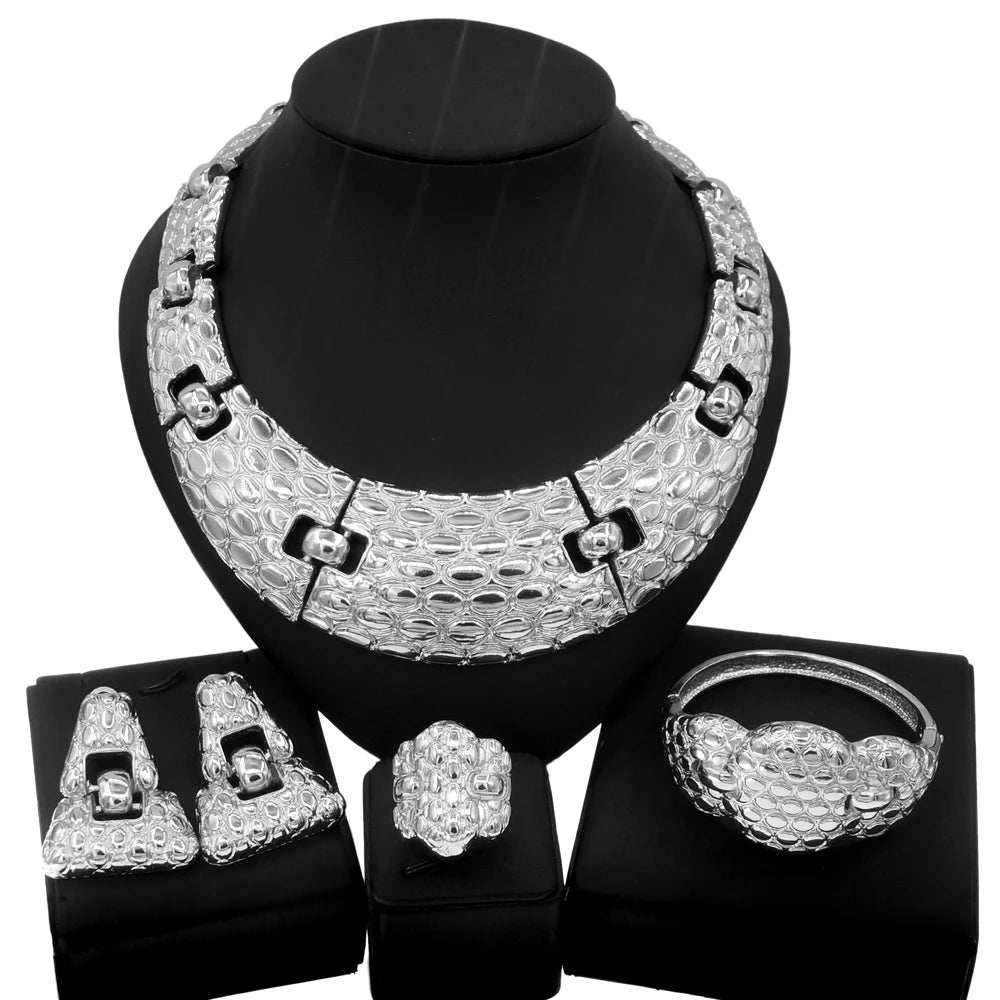 Women Necklace Sets Fashion Dubai Jewelry Sets For Women Necklace Wedding Party Jewelry Accessories