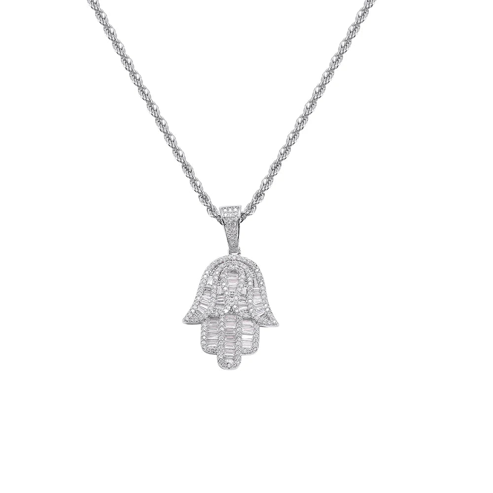 Iced Out Men's Pendants Women Necklace Hip Hop Jewelry Party Gift CN417