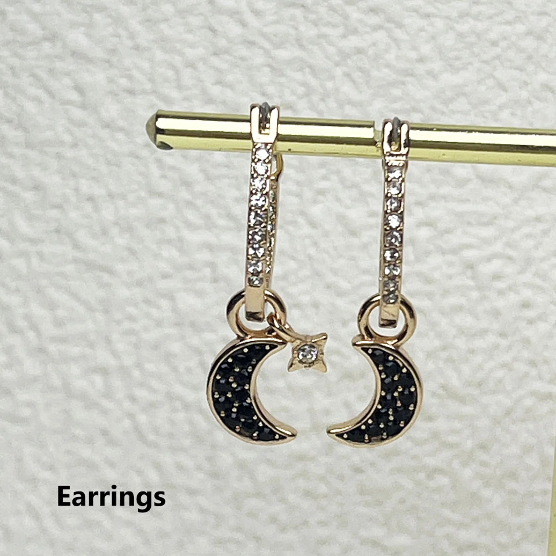 2025 Original Moon Series High-end Jewelry Set Boutique Stainless Steel for Women Necklace Earrings Bracelet Ring Romantic Gifts