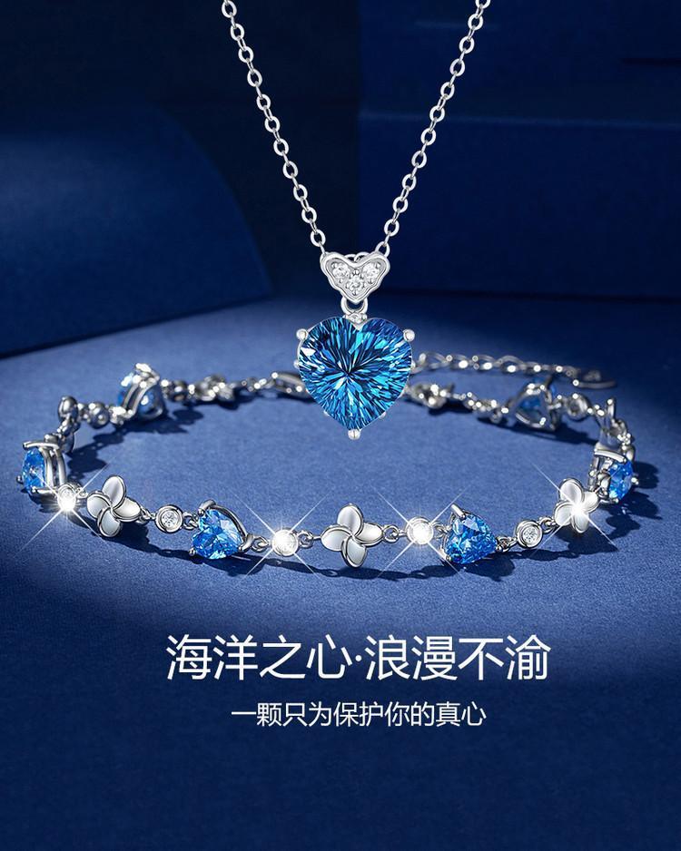 Diamond necklace bracelet