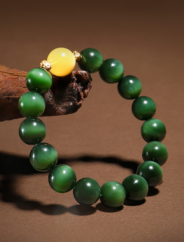 Hotan Jade Jasper Pendant Gold