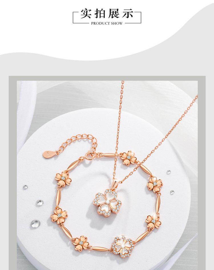 Diamond necklace bracelet
